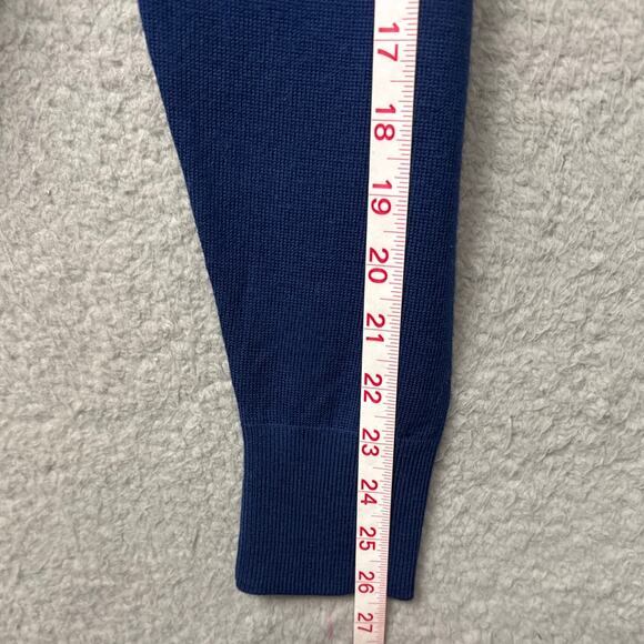 Bonobos Men's Extra Fine Merino Wool Sweater V-Neck Layering Dark Blue  S NWOT - Picture 6 of 8